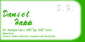daniel happ business card